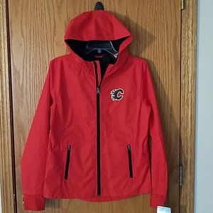 Calgary Flames NHL windbreaker sz M